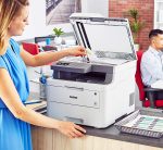 Brother MFC-L3710CW Compact Digital Color All-in-One Printer Providing Laser Printer Quality Results with Wireless, Dash Replenishment Ready, White - Image 5